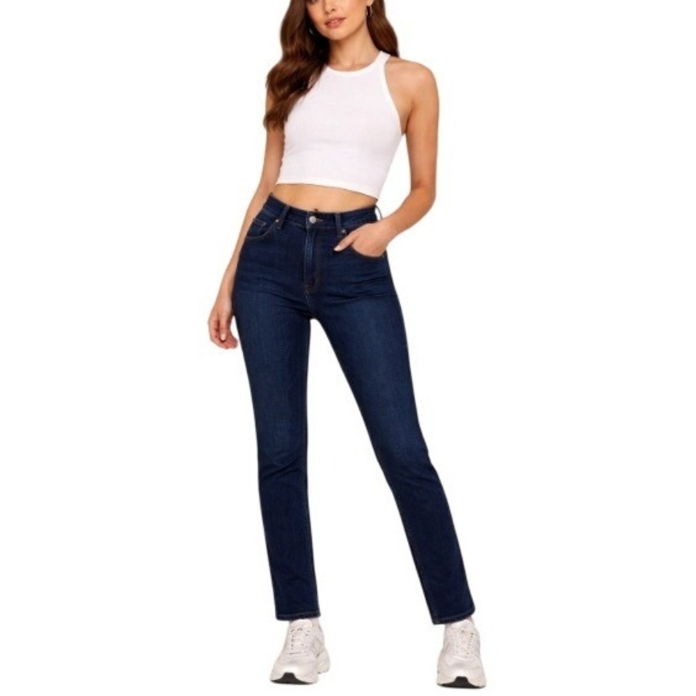 Mother Women's Looker Crop‎ Coffee Tea or Me Mid Rise Skinny Ankle Jeans Size 25